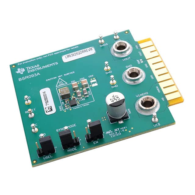 LM63625QDRREVM EVAL BOARD FOR LM63625-Q1