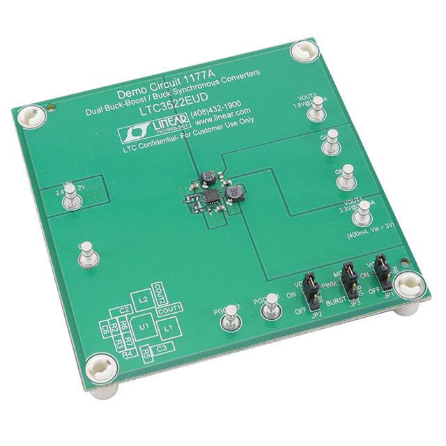 DC1177A BOARD DEMO FOR LTC3522EUD