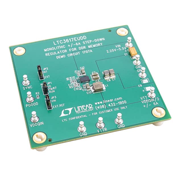 DC1707A LTC3617EUDD DEMO BOARD VIN=2.25V