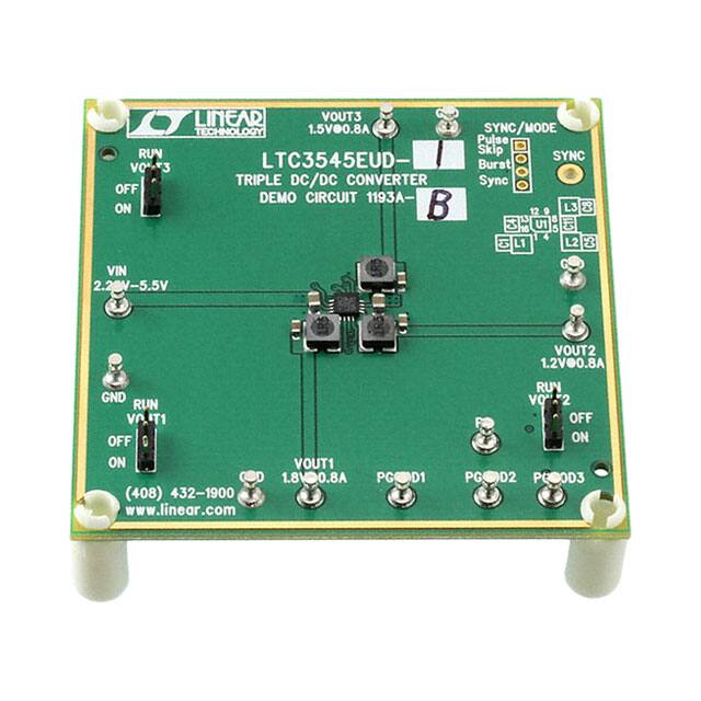 DC1193A-A BOARD DEMO FOR LTC3545EUD