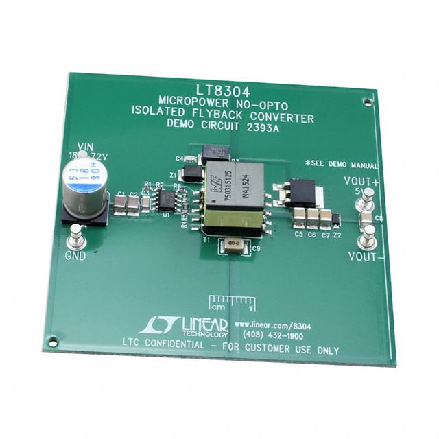 DC2393A EVAL BOARD FOR LT8304