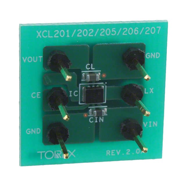 XCL206B123-EVB BOARD EVAL XCL206B123AR-G 1.2V