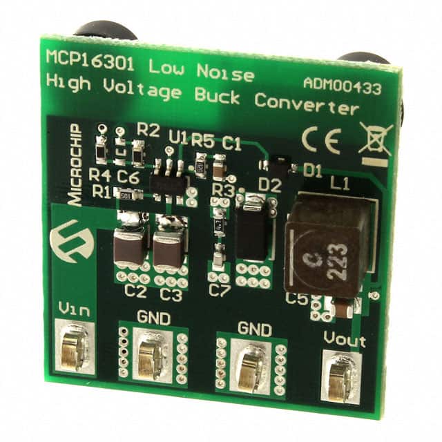 ADM00433 BOARD EVAL MCP16301 5V 600MA LN