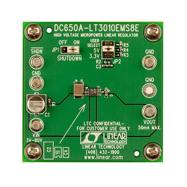 DC650A BOARD DEMO FOR LT3010EMS8E
