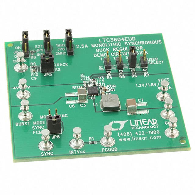 DC1610A DEMO BOARD FOR LTC3604EUD