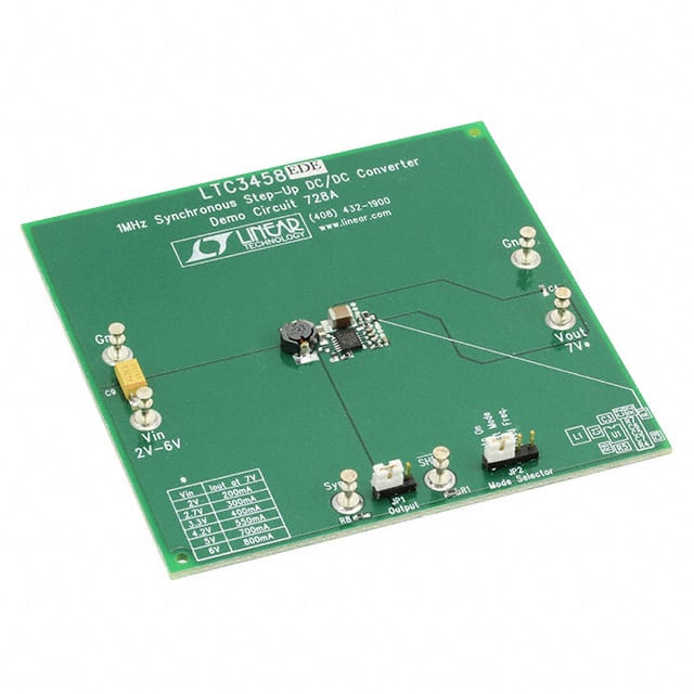 DC728A EVAL BOARD BOOST REG LTC3458