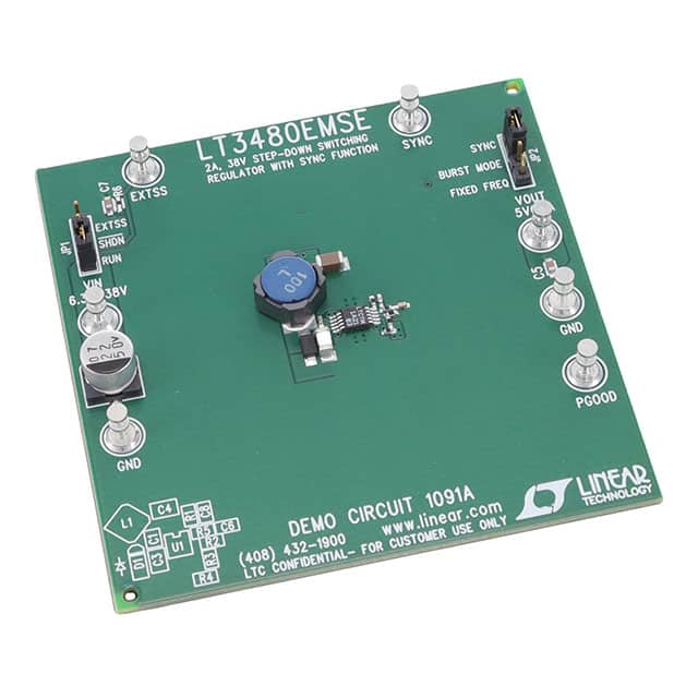 DC1091A BOARD DEMO FOR LT3480EMSE