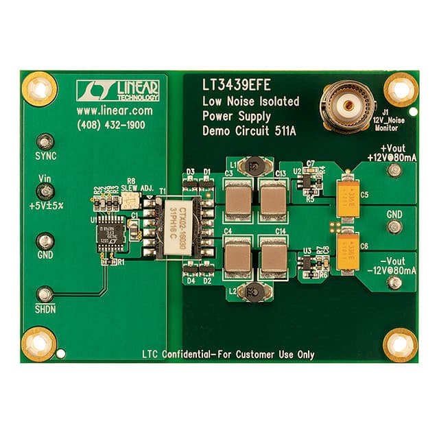 DC511A BOARD DEMO FOR LT3439EFE