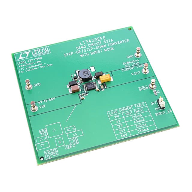 DC527A BOARD DEMO FOR LT3433EFE