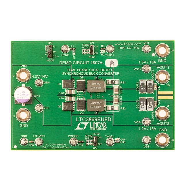 DC1807A-A BOARD DEMO FOR LTC3869EUFD