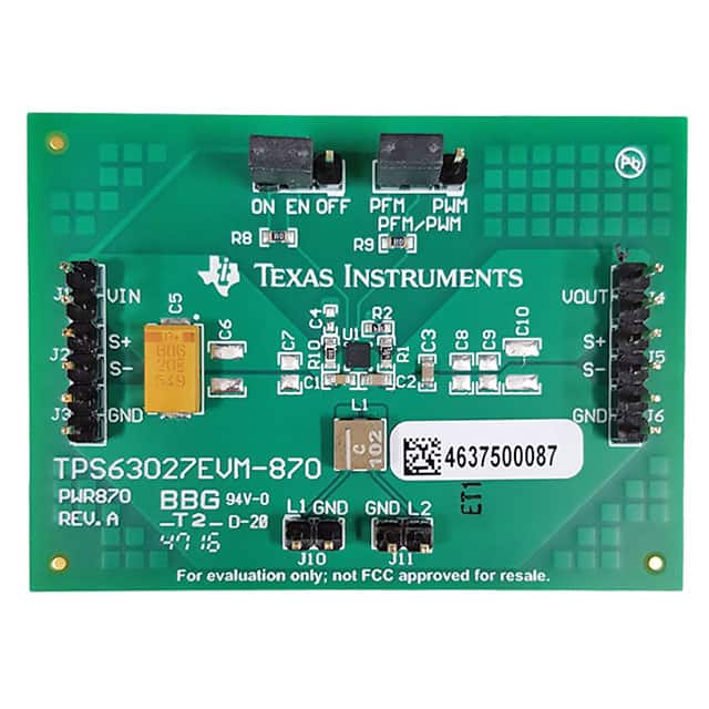 TPS63027EVM-870 EVALUATION MODULE