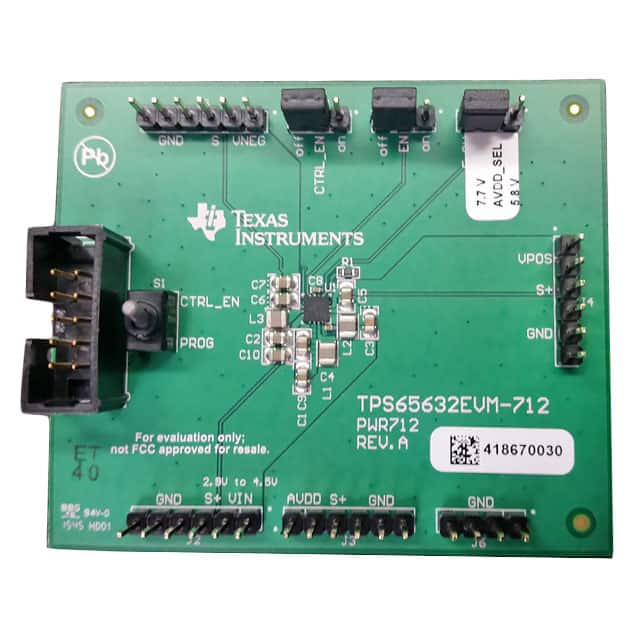 TPS65632EVM-712 EVALUATION MODULE