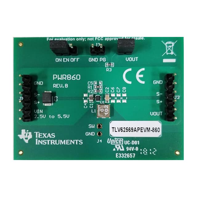 TLV62569APEVM-860 EVAL BOARD FOR TLV62569