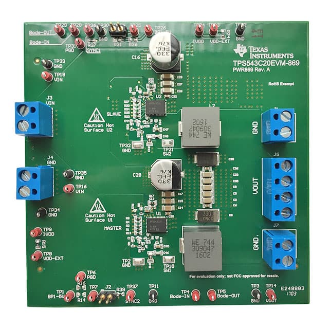 TPS543C20EVM-869 EVAL BOARD FOR TPS543C20 80A