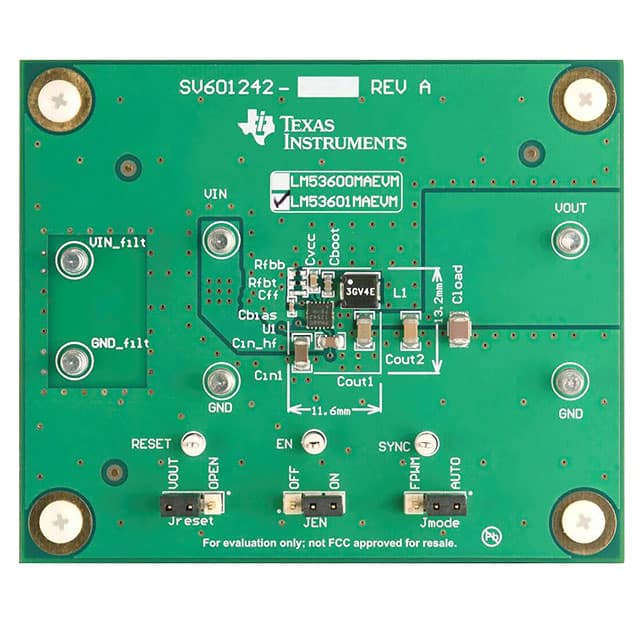 LM53601MAEVM EVALUATION MODULE