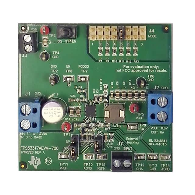 TPS53317AEVM-726 EVALUATION MODULE