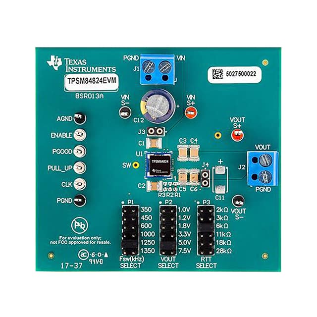 TPSM84824EVM-013 EVAL BOARD FOR TPSM84824