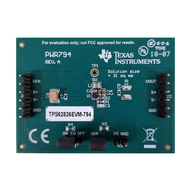 TPS62826EVM-794 EVAL MODULE FOR TPS62826