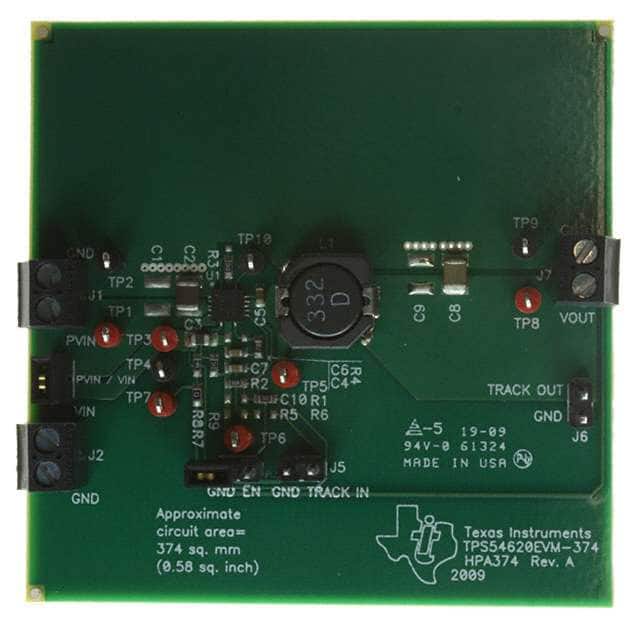 TPS54620EVM-374 EVAL MOD FOR TPS54620