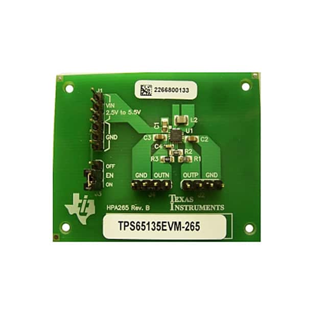 TPS65135EVM-265 EVAL MODULE FOR TPS65135-265