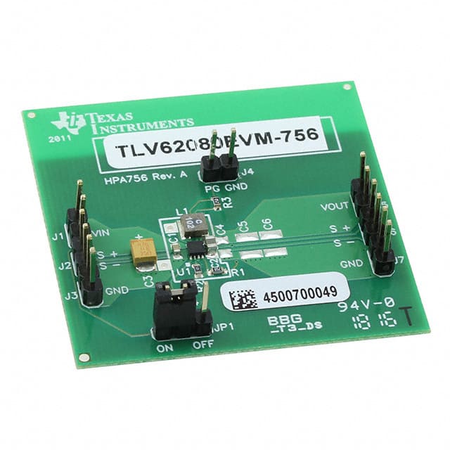 TLV62080EVM-756 EVAL MODULE FOR TLV62080-756