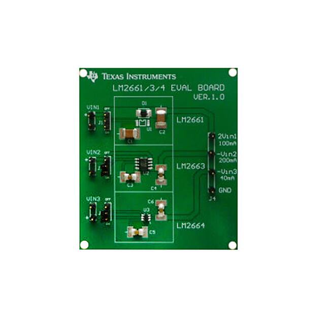 LM2661/3/4EVAL/NOPB BOARD EVAL FOR LM2661/3/4