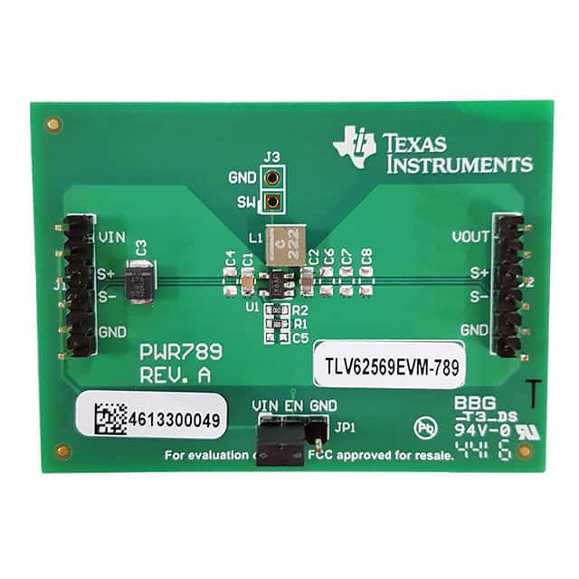 TLV62569EVM-789 EVAL BOARD FOR TLV62569