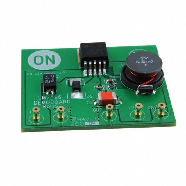 LM2596ADPBCKGEVB BOARD EVAL LM2596ADJ BUCK D2PAK