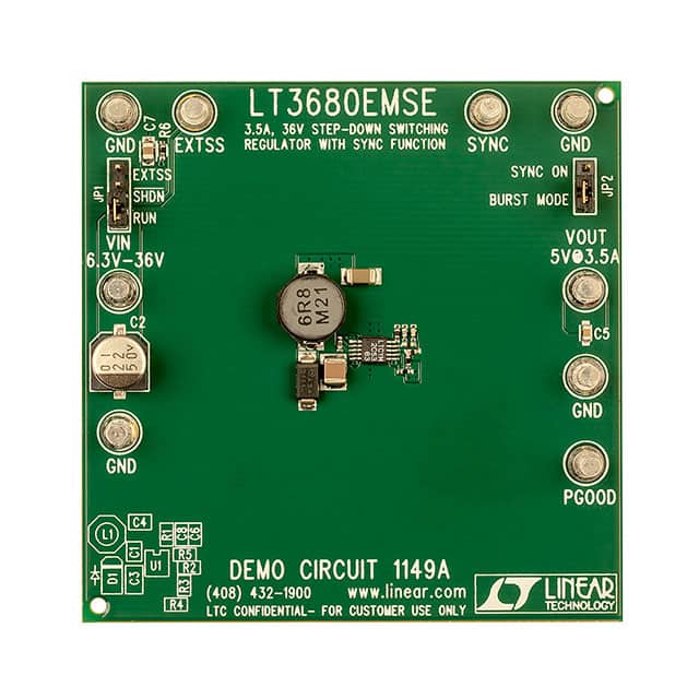 DC1149A BOARD DEMO FOR LT3680EMSE