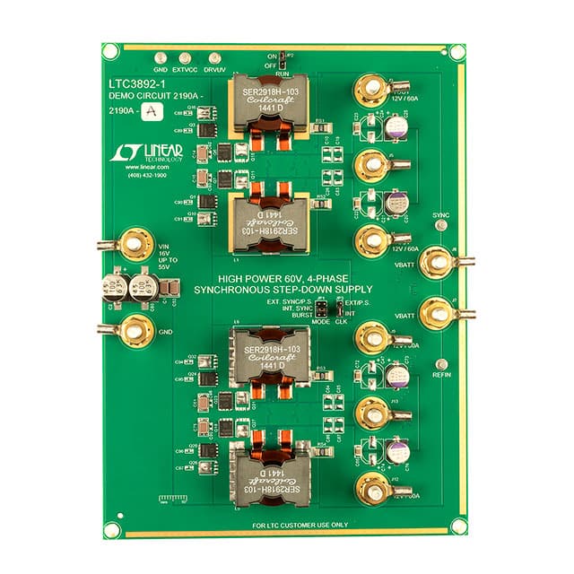 DC2190A-A DEMO BOARD FOR LTC3892EFE-1