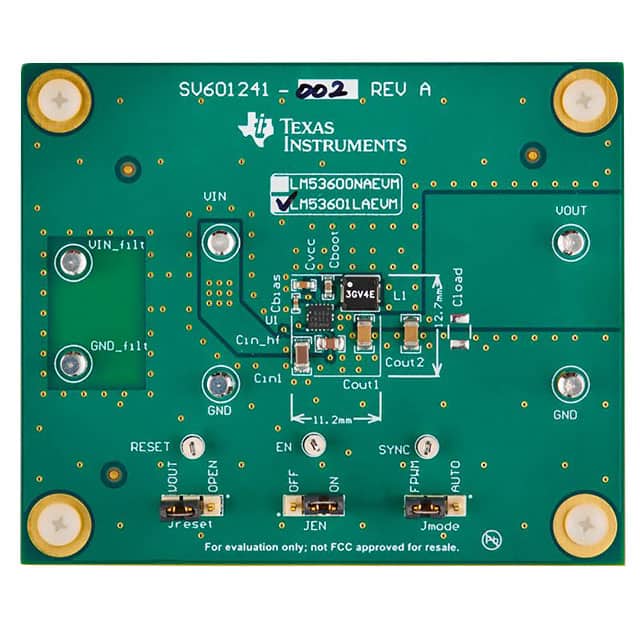 LM53601LAEVM EVALUATION MODULE