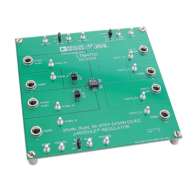 DC3051A LTM4705 DEMO BOARD 20V, DUAL 5A