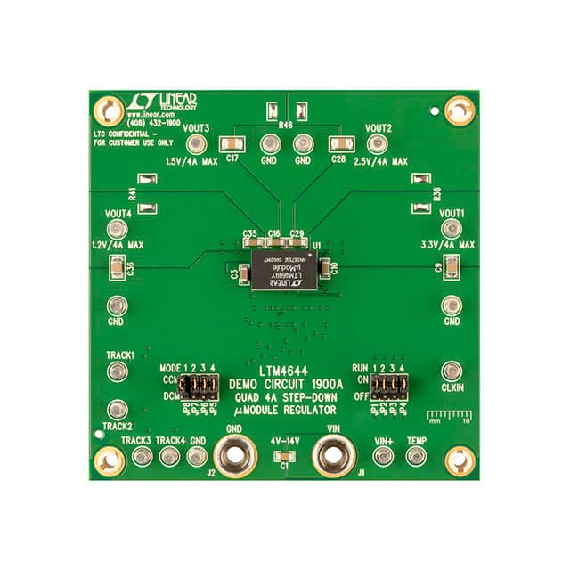 DC1900A DEMO BOARD LTM4644 QUAD REG