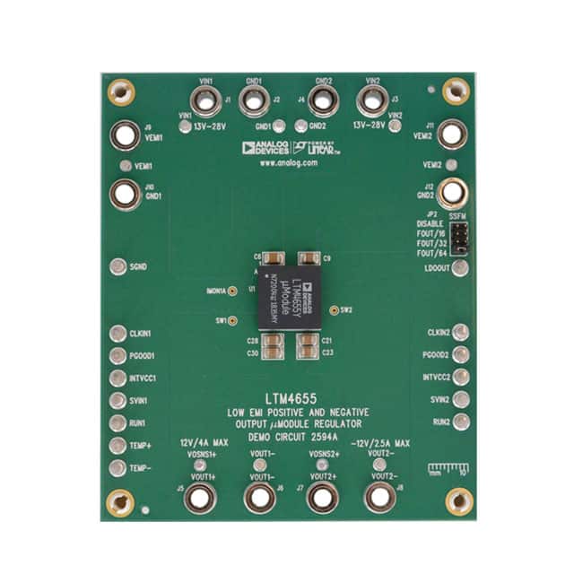 DC2594A LTM4655 DEMOBOARD 58V DUAL 4A SN