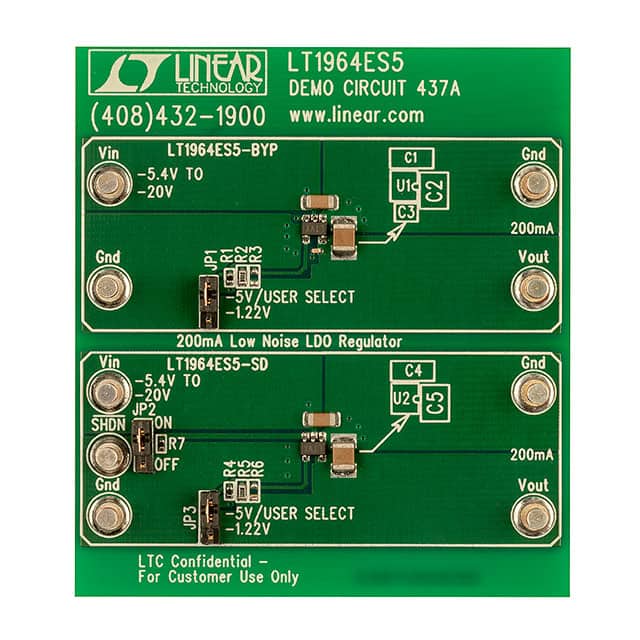 DC437A BOARD DEMO FOR LT1964ES5