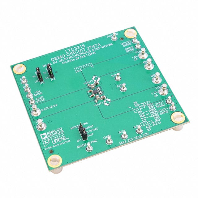 DC2747A DEMO 5V DUAL 2A+2A 2MHZ SYNC BUC