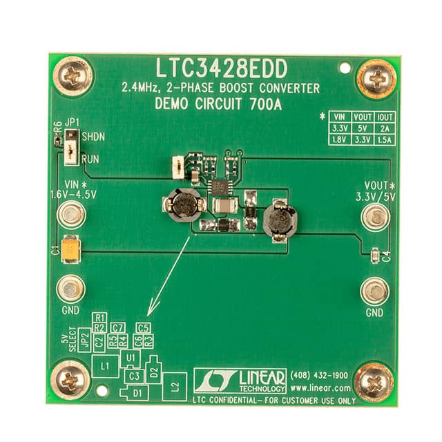 DC700A BOARD DEMO FOR LTC3428EDD