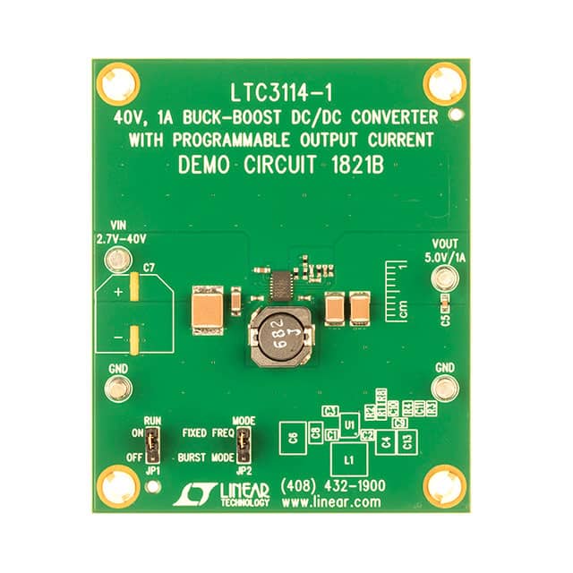 DC1821B DEMO BOARD FOR LTC3114EDHC-1