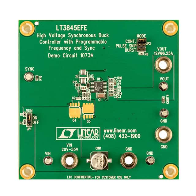 DC1073A EVAL BOARD FOR LT3845