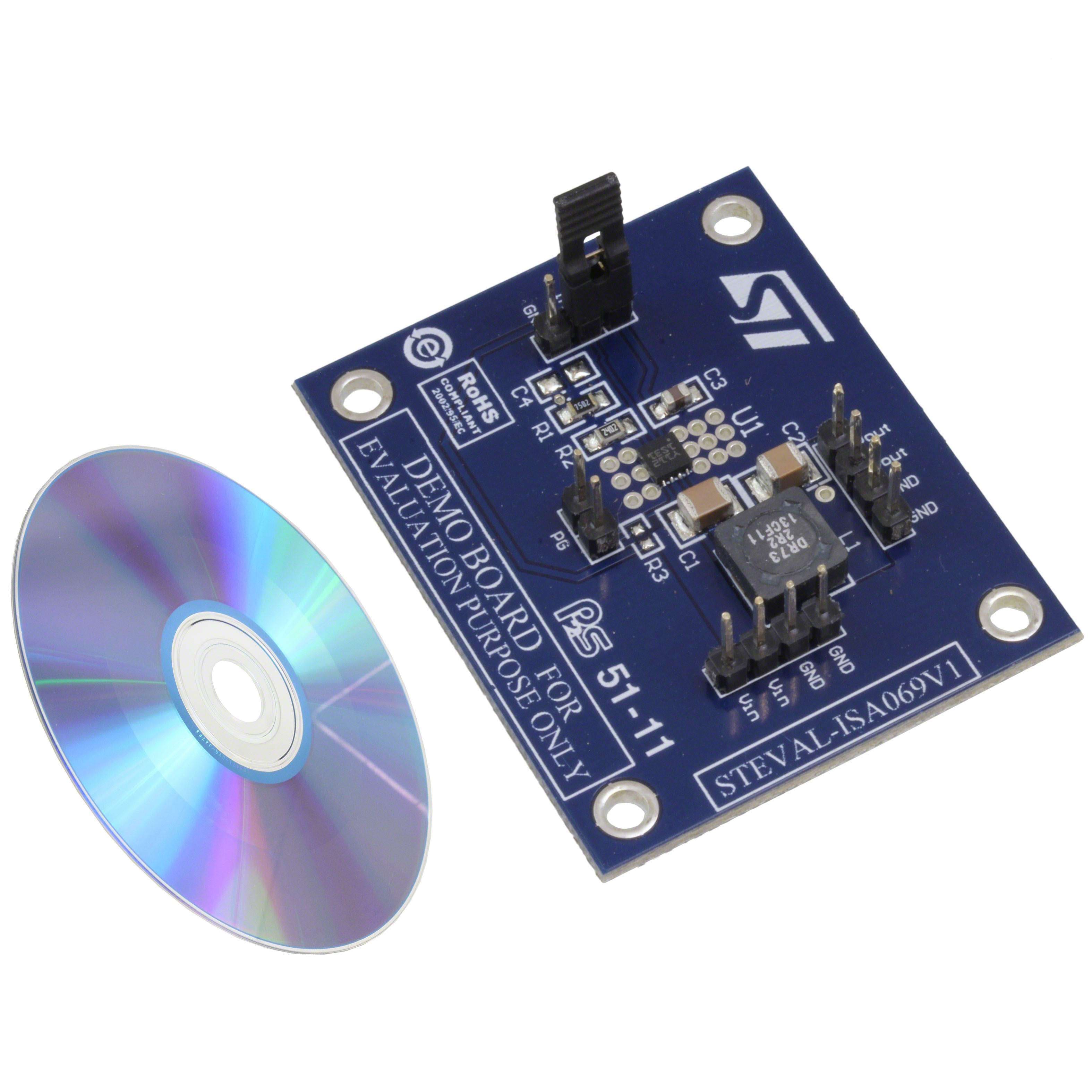 STEVAL-ISA069V1 BOARD DEMO ST1S31 REG DFN 3X3