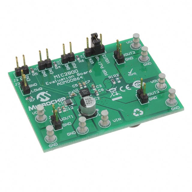 ADM00864 MIC2800 3 OUTPUT PMIC EVALUATION