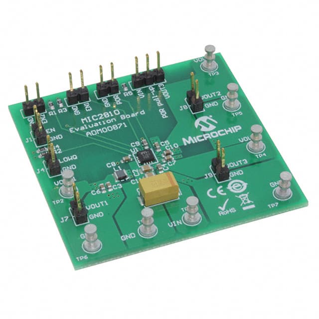 ADM00871 MIC2810 3 OUTPUT PMIC EVALUATION
