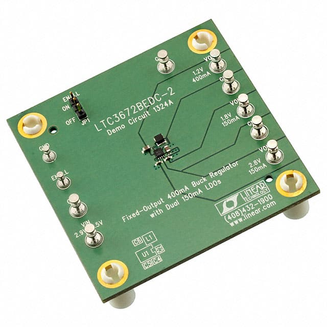DC1324A BOARD EVAL FOR LTC3672BEDC