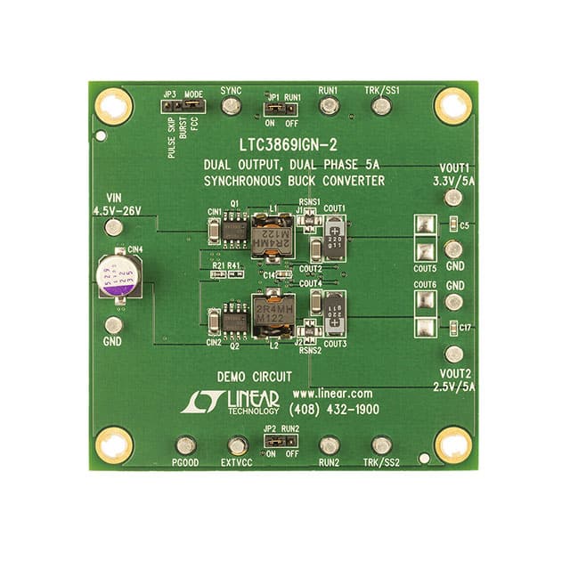 DC1798A-B BOARD DEMO FOR LTC3869IGN-2