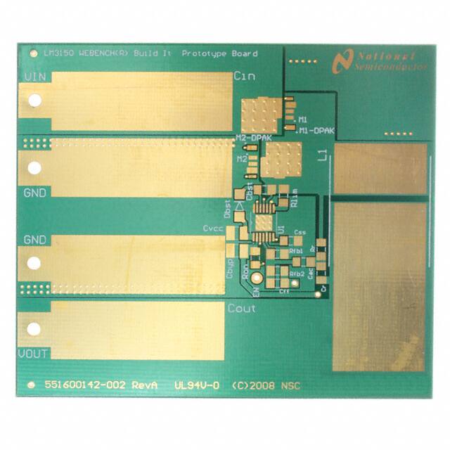 551600142-002/NOPB WEBENCH BUILD IT BOARD LM3150