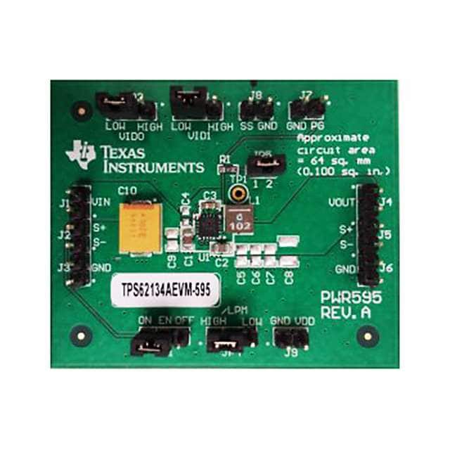 TPS62134AEVM-595 EVALUATION MODULE TPS62134A