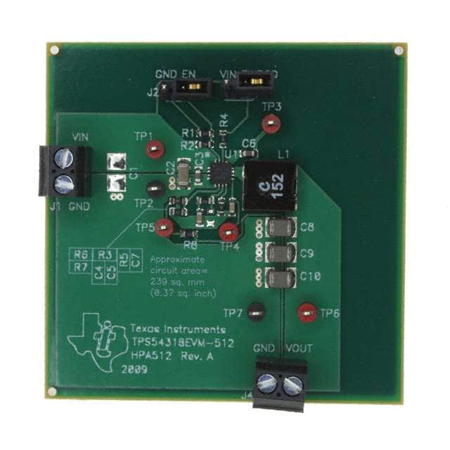 TPS54318EVM-512 EVAL MODULE FOR TPS54318-512