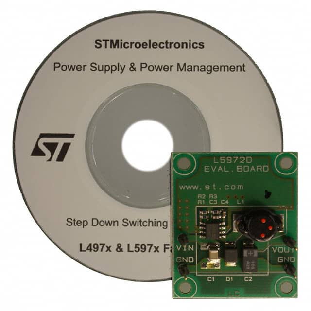 EVAL5972D BOARD EVAL FOR L5972D SW REG