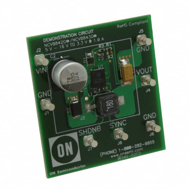 NCV8843MNR2GEVB EVAL BOARD FOR NCV8843MNR2G