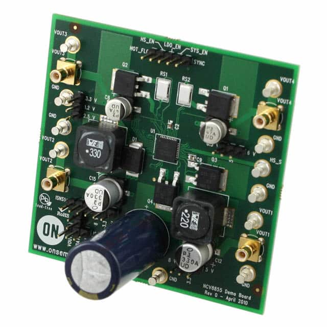 NCV8855BMNR2GEVB BOARD EVALUATION NCV8855 ASIC